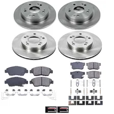 Front and Rear AUTOSPECIALTY BRAKE KIT for Honda Civic image 2