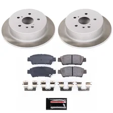 Rear SEMI-COATED ROTOR KIT for Toyota Sienna image 1