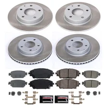 Front and Rear SEMI-COATED ROTOR KIT for Mazda image 1