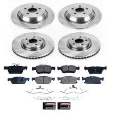 Front and Rear AUTOSPECIALTY BRAKE KIT for Lincoln Continental image 1