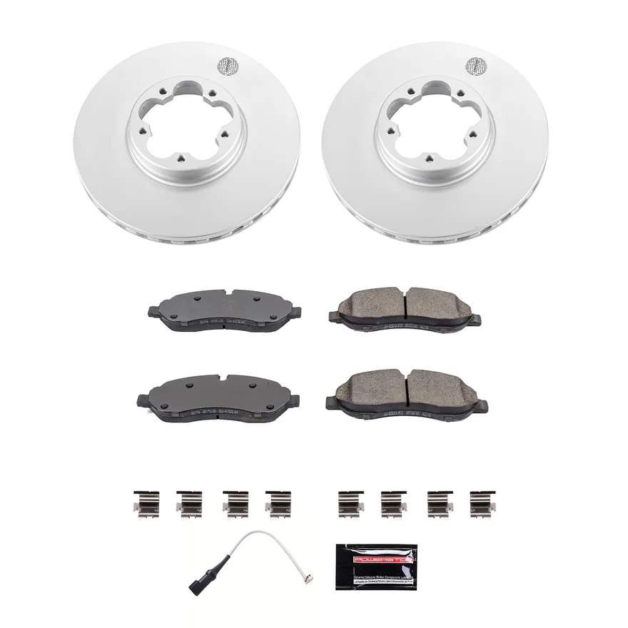 Front Z17 COATED BRAKE KIT for Ford Transit-350 HD