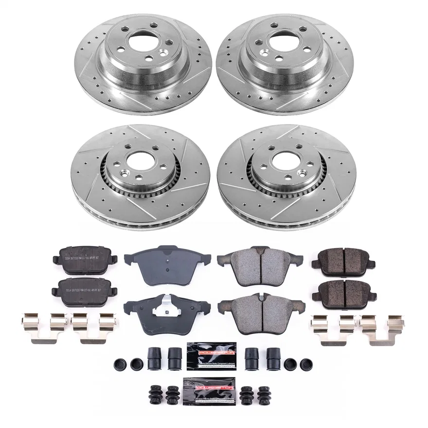 Front and Rear Z23 EVOLUTION BRAKE KIT for Volvo S80
