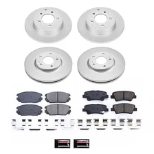 Front and Rear Z17 COATED BRAKE KIT for Hyundai Sonata image 1