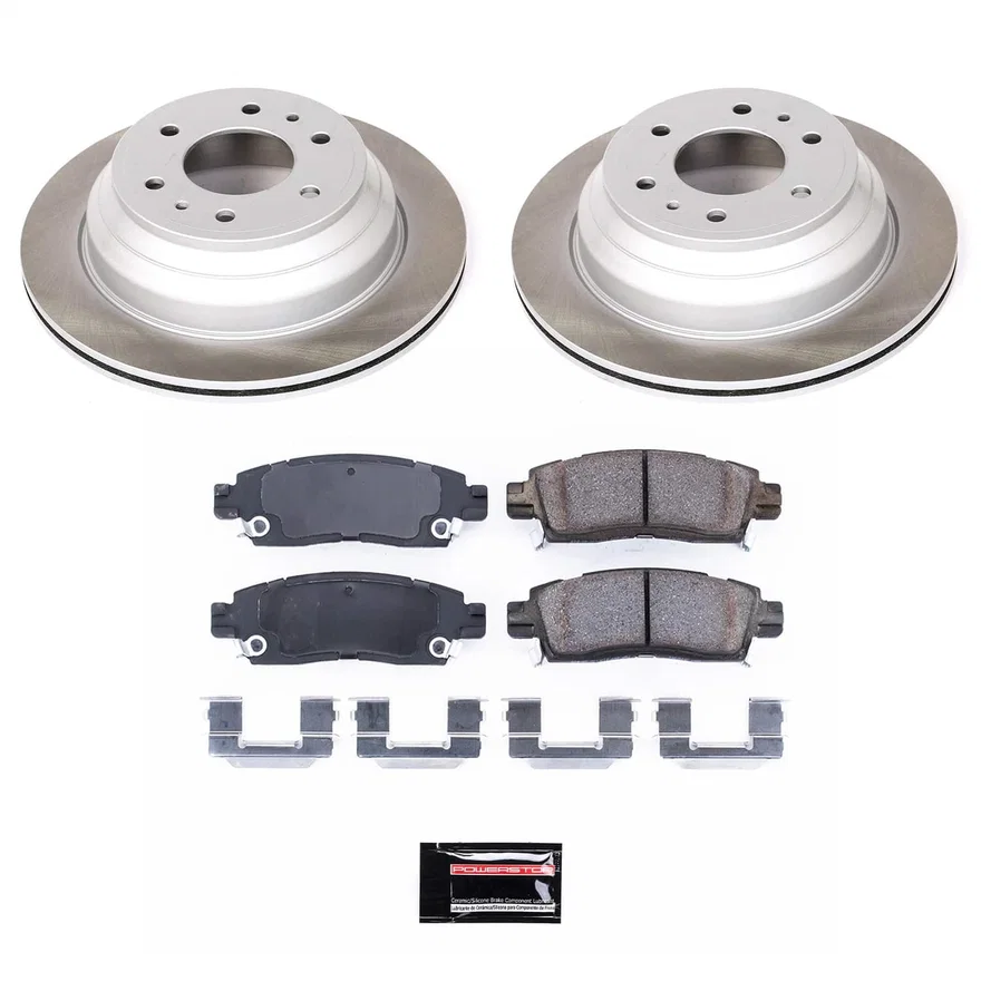 Rear SEMI-COATED ROTOR KIT