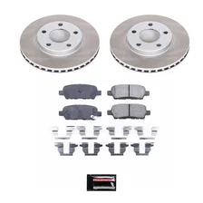 Rear SEMI-COATED ROTOR KIT for Nissan 350Z image 1