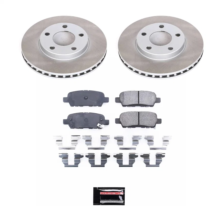 Rear SEMI-COATED ROTOR KIT for Nissan 350Z