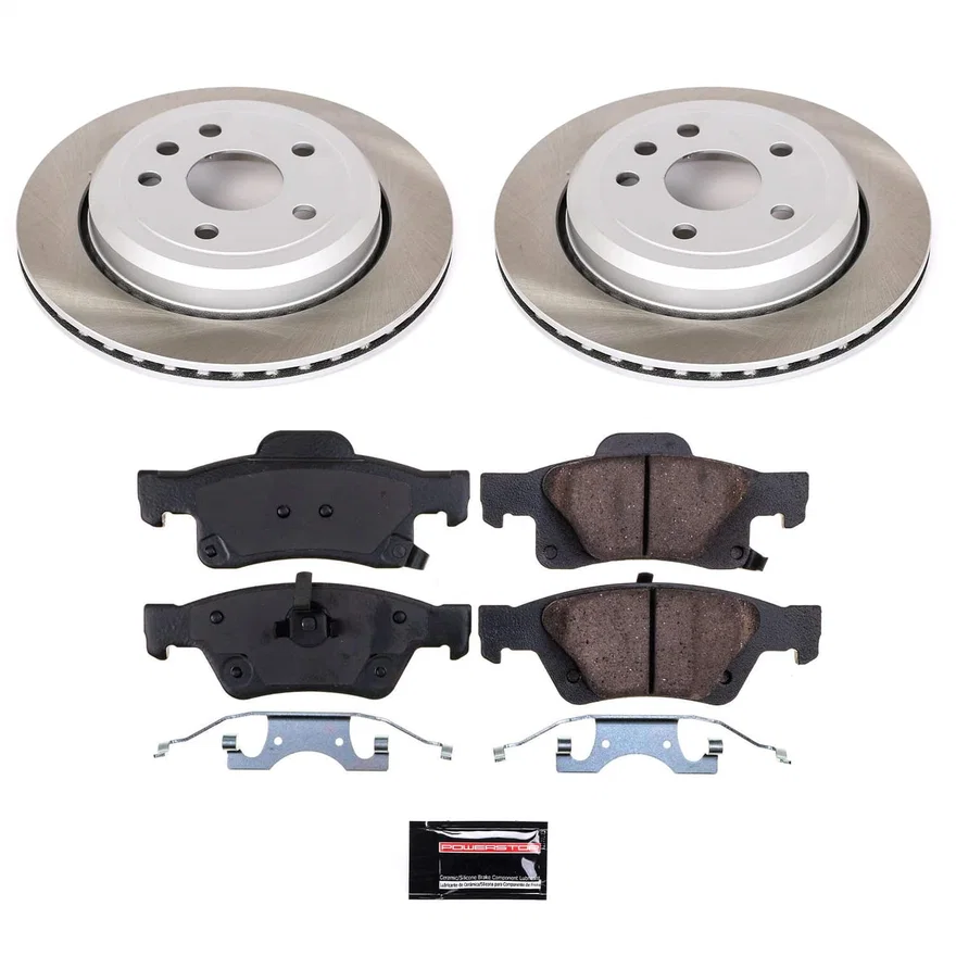 Rear SEMI-COATED ROTOR KIT