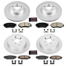 Front and Rear Z17 COATED BRAKE KIT for Subaru image 2