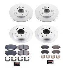 Front and Rear Z17 COATED BRAKE KIT for Kia Soul image 2