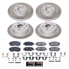 Front and Rear SEMI-COATED ROTOR KIT for Nissan Juke image 1