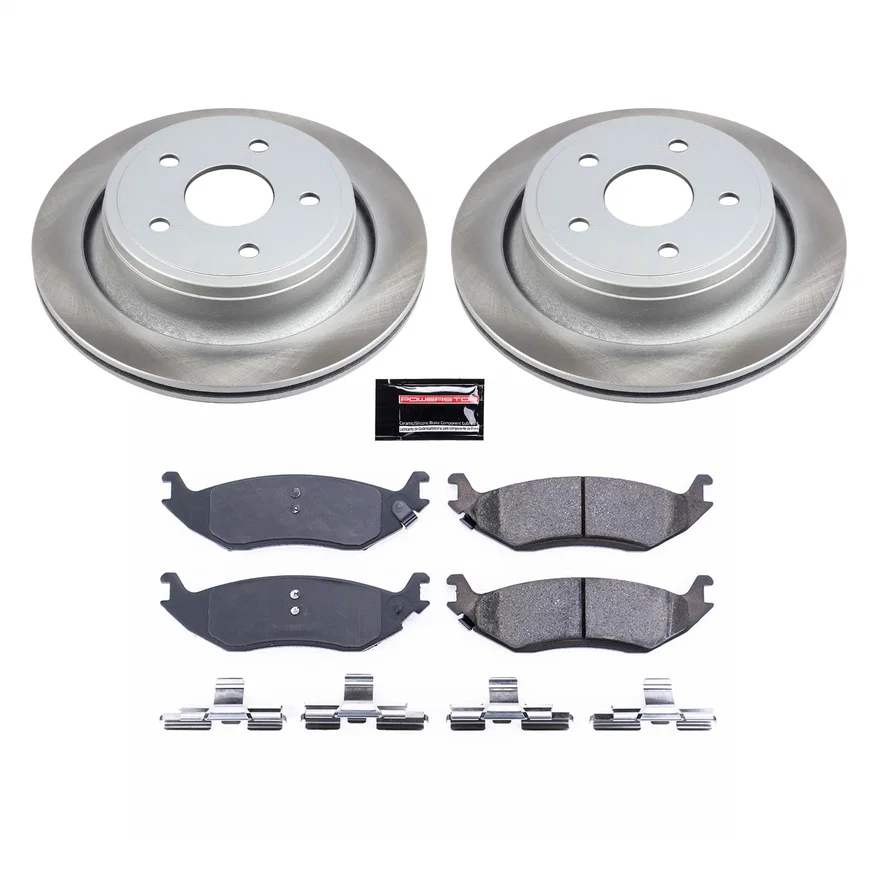 Rear SEMI-COATED ROTOR KIT