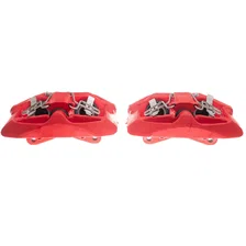 Front RED CALIPER PAIR W/BRKT image 2