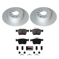 Rear Z17 COATED BRAKE KIT for Volkswagen image 2