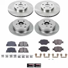 Front and Rear AUTOSPECIALTY BRAKE KIT for Scion tC image 2