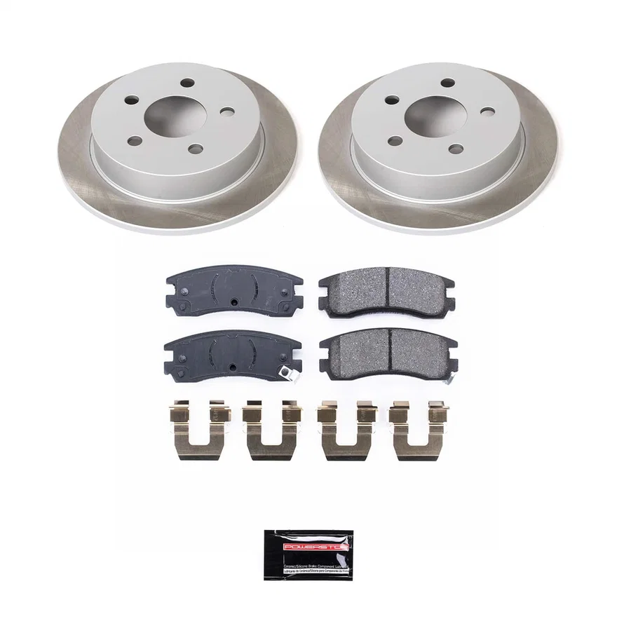 Rear SEMI-COATED ROTOR KIT