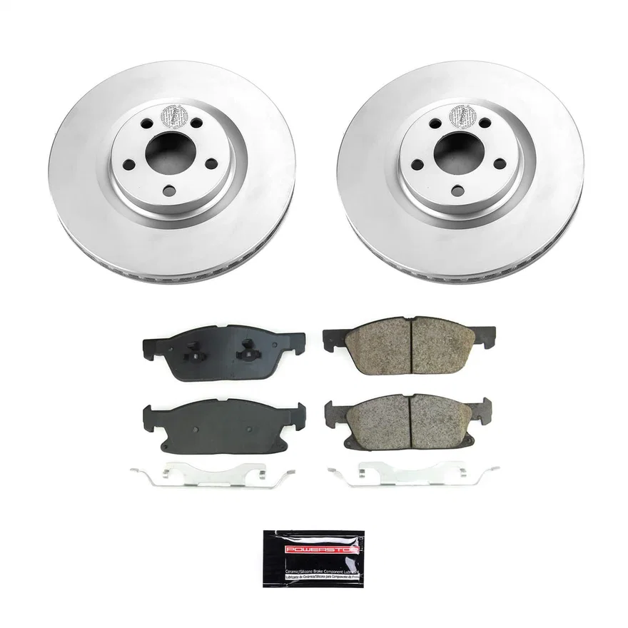 Front Z17 COATED BRAKE KIT for Lincoln Continental