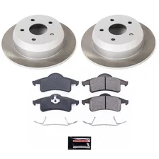 Rear SEMI-COATED ROTOR KIT for Jeep Grand Cherokee image 1