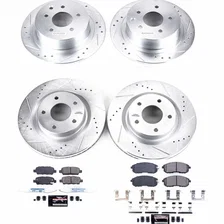 Front and Rear Z23 EVOLUTION BRAKE KIT for Nissan Altima image 2