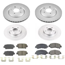 Front and Rear Z17 COATED BRAKE KIT for Mitsubishi Eclipse Cross image 2