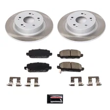 Rear SEMI-COATED ROTOR KIT for Honda HR-V image 1