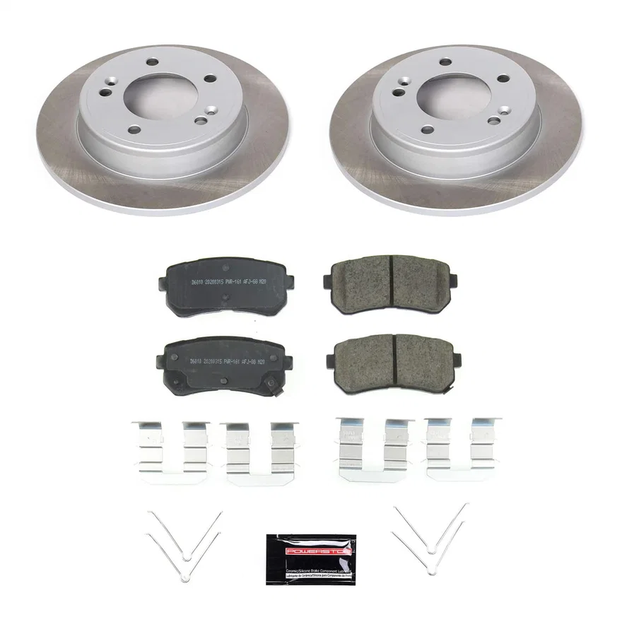 Rear SEMI-COATED ROTOR KIT for Kia Seltos