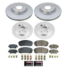 Front and Rear Z17 COATED BRAKE KIT for Hyundai Elantra image 1