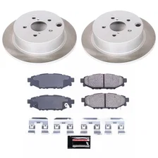 Rear SEMI-COATED ROTOR KIT for Subaru Forester image 1