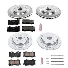 Front and Rear Z23 EVOLUTION BRAKE KIT for INFINITI image 2
