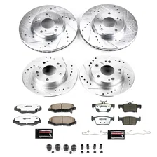 Front and Rear Z26 STREET BRAKE KIT for Honda Civic image 1