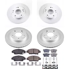 Front and Rear Z17 COATED BRAKE KIT for Honda CR-Z image 2