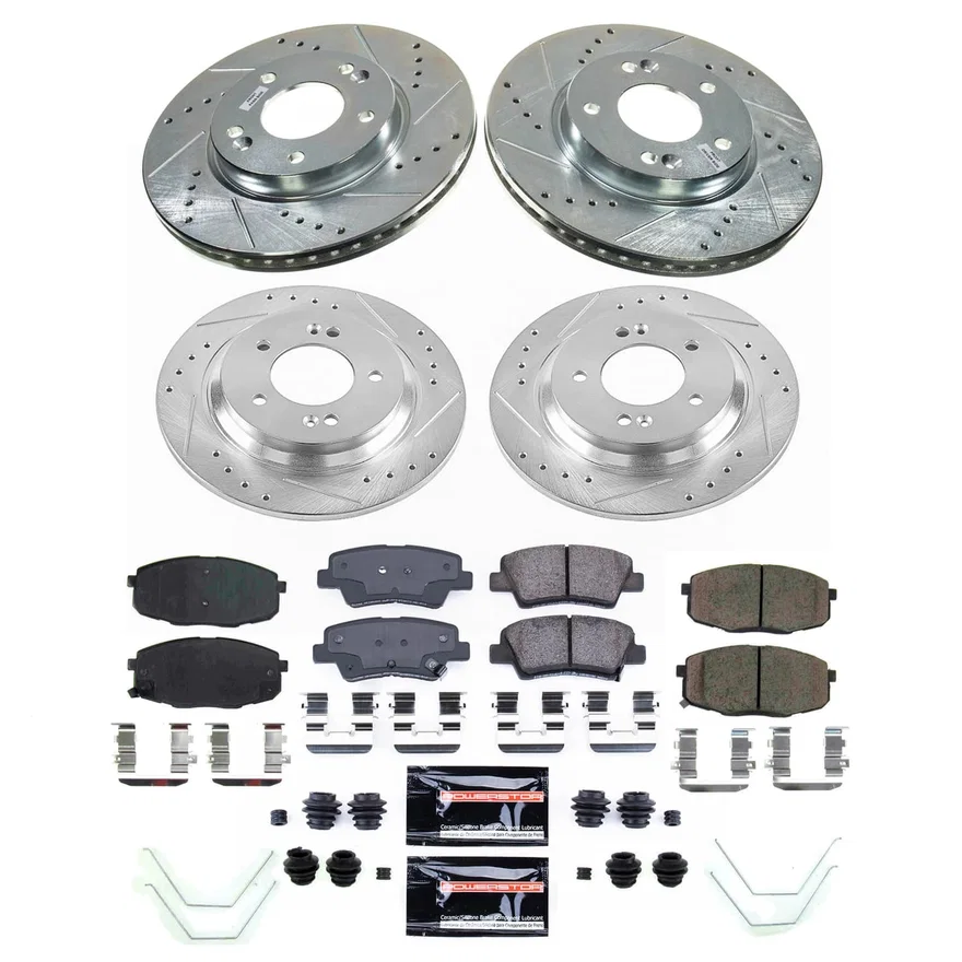 Front and Rear Z23 EVOLUTION BRAKE KIT for Kia Forte