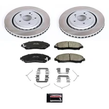 Front SEMI-COATED ROTOR KIT for Acura MDX image 1