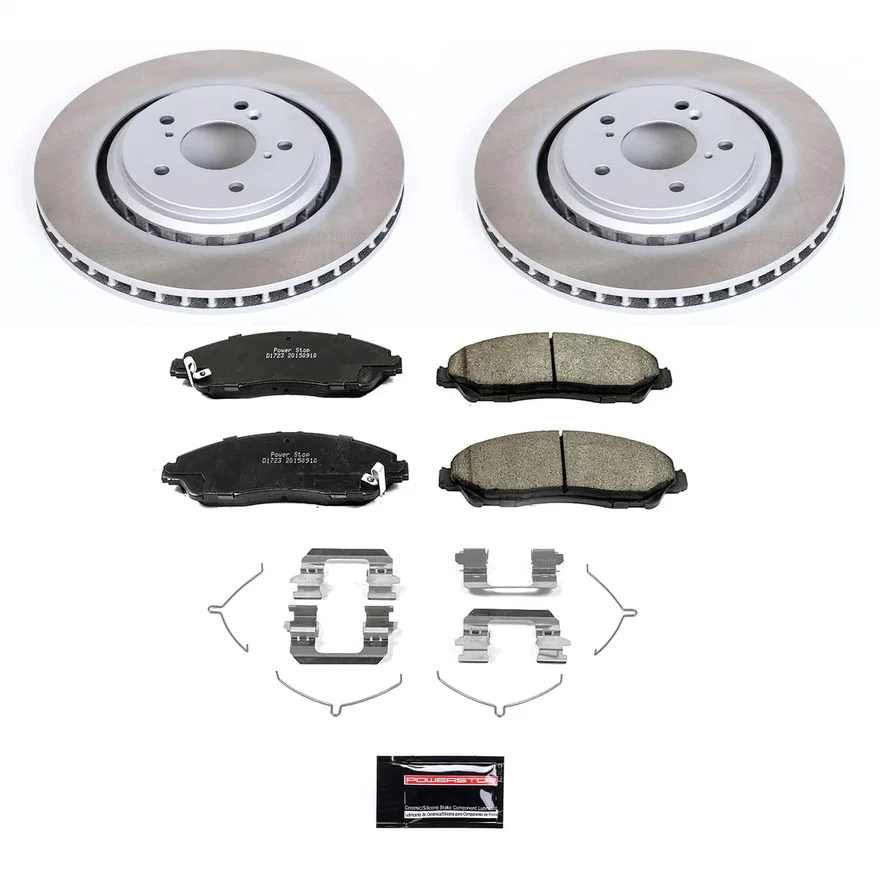 Front SEMI-COATED ROTOR KIT for Acura MDX