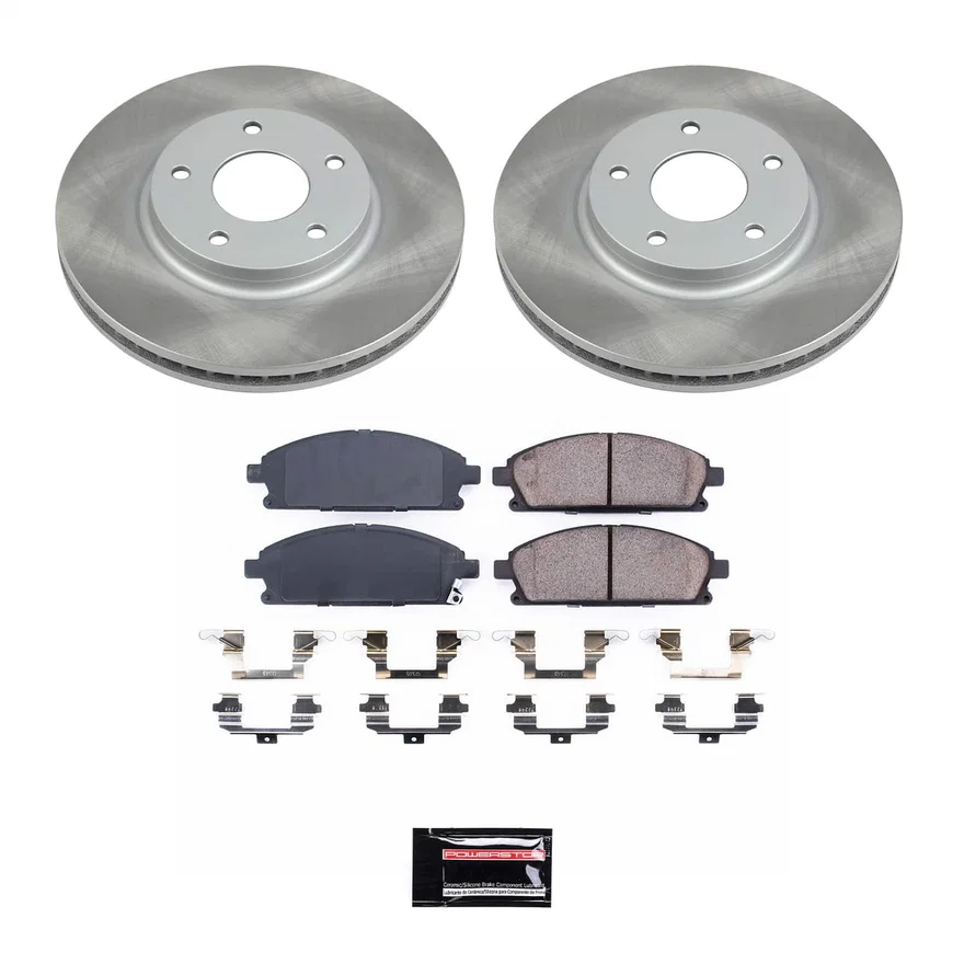 Front SEMI-COATED ROTOR KIT for Nissan Quest