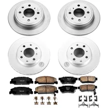 Front and Rear Z17 COATED BRAKE KIT for Honda image 2
