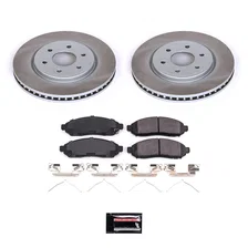 Front SEMI-COATED ROTOR KIT image 1