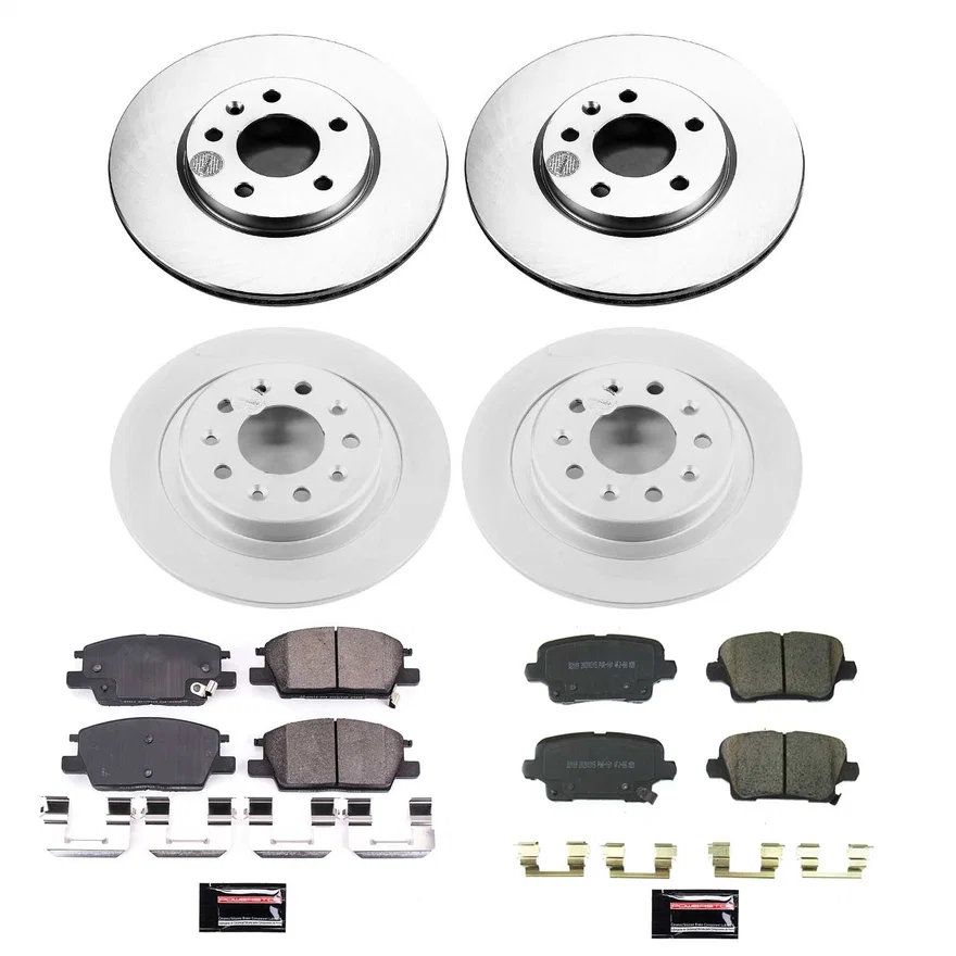 Front and Rear Z17 COATED BRAKE KIT for Buick Regal Sportback