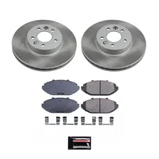 Front SEMI-COATED ROTOR KIT image 1