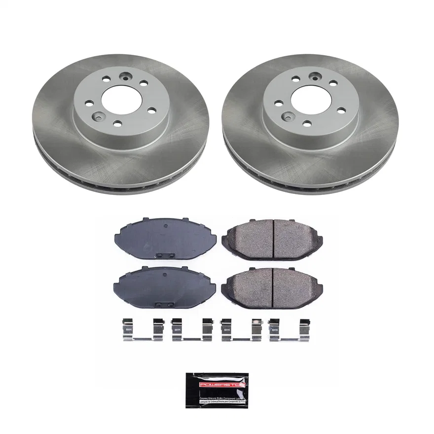 Front SEMI-COATED ROTOR KIT