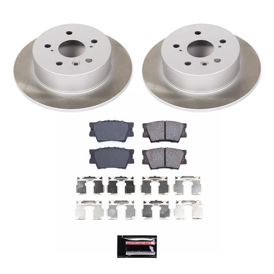Rear SEMI-COATED ROTOR KIT