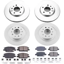 Front and Rear Z17 COATED BRAKE KIT for Chevrolet Malibu image 2