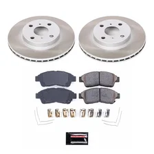Front SEMI-COATED ROTOR KIT image 1