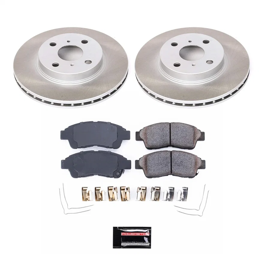 Front SEMI-COATED ROTOR KIT