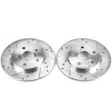 Rear DRILLEDSLOTTED ROTOR PAIR image 2