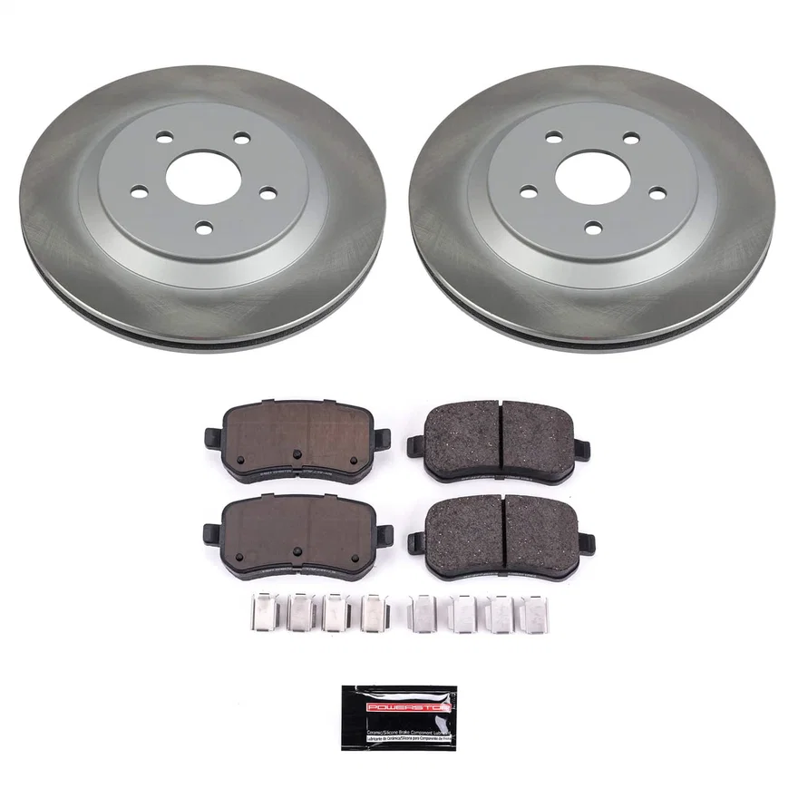 Rear SEMI-COATED ROTOR KIT