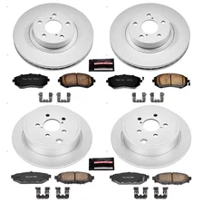 Front and Rear Z17 COATED BRAKE KIT for Subaru Impreza image 2