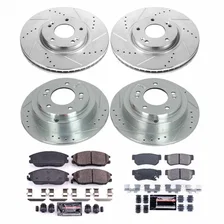 Front and Rear Z23 EVOLUTION BRAKE KIT for Kia Amanti image 2