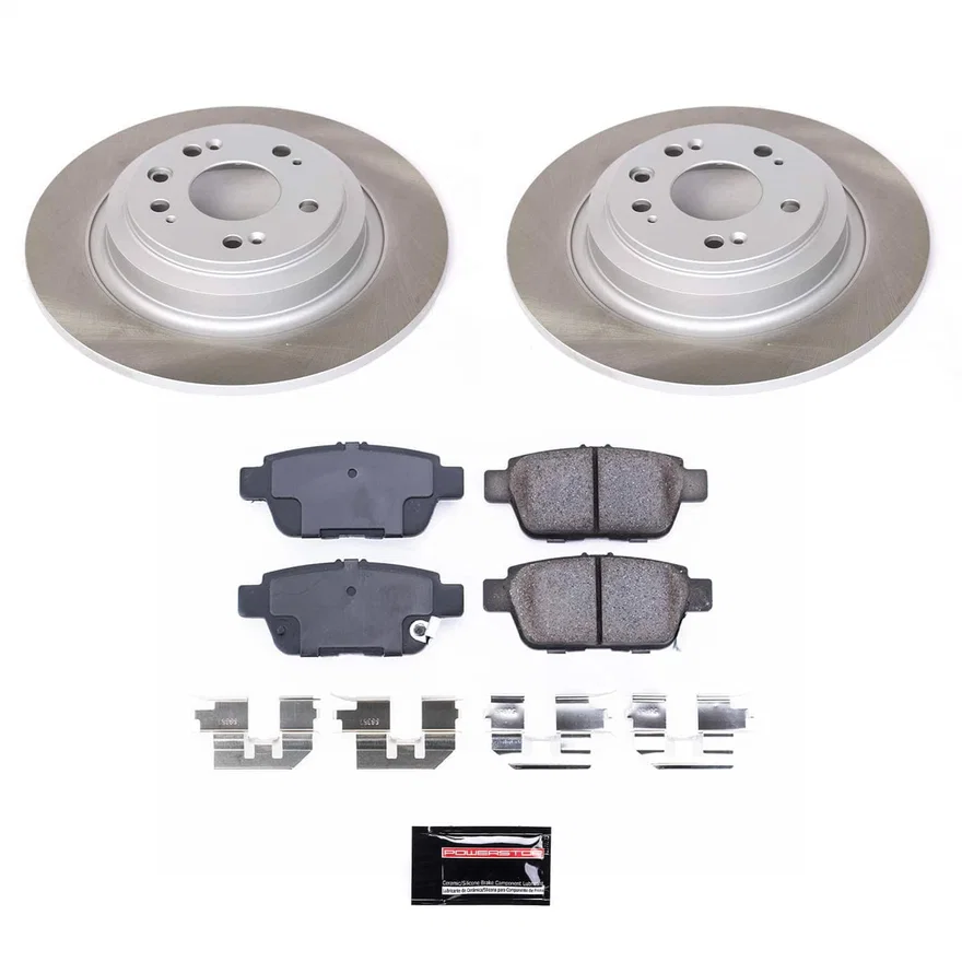 Rear SEMI-COATED ROTOR KIT for Acura TL