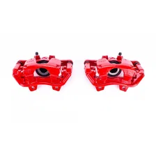 Rear RED CALIPER PAIR W/BRKT for Jeep Wrangler image 2