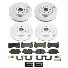 Front and Rear Z17 COATED BRAKE KIT for Cadillac XT6 image 1